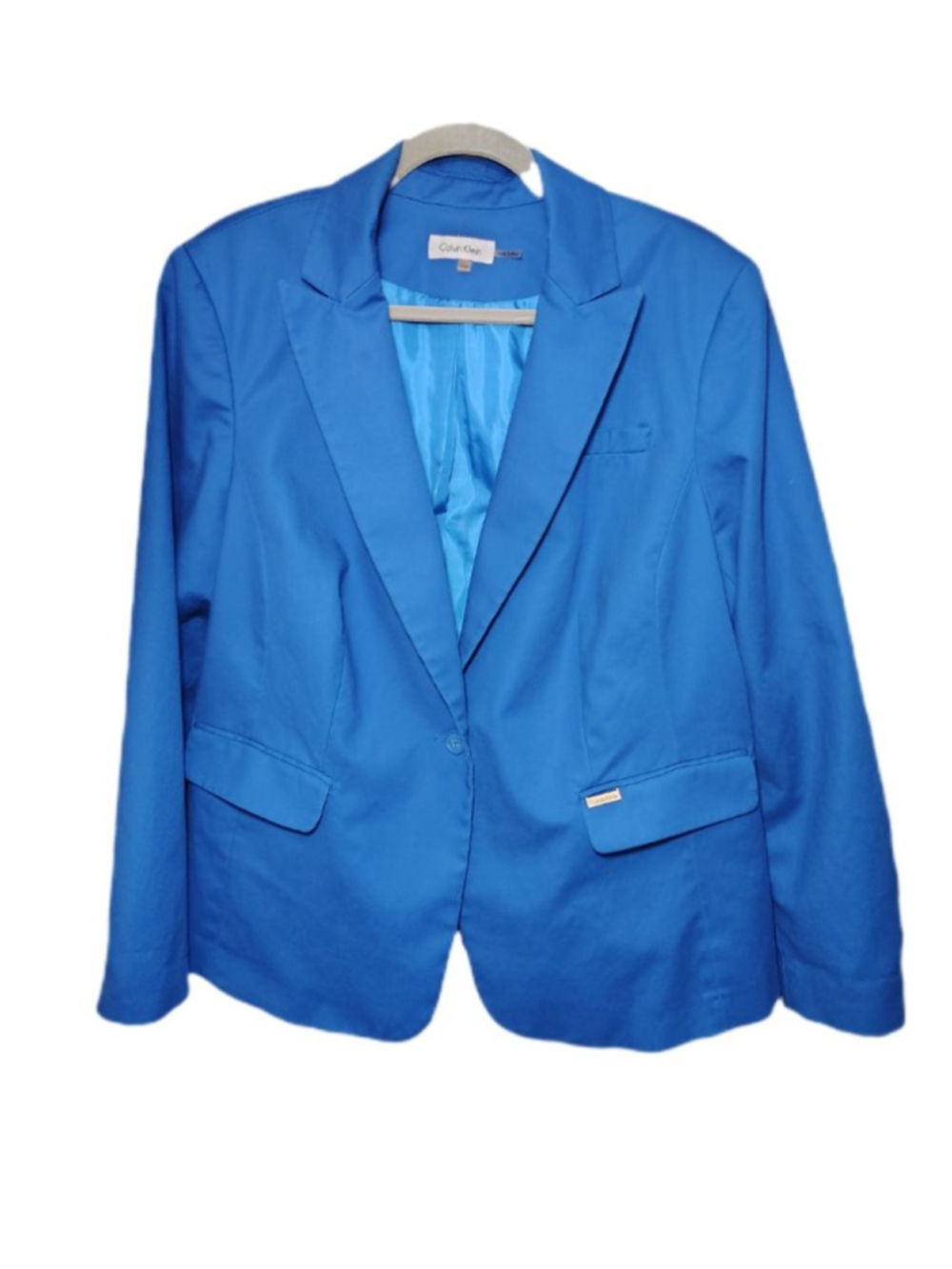 Calvin Klein Royal Blue Women's Blazer Jacket - Picture 4 of 14